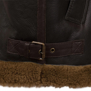 Chaqueta de Cuero Personalizada para Hombre, Chaqueta de Motociclista de Cuero Vacuno Genuino, Proveedor Mayorista, Chaqueta de Cuero Personalizable para Hombre - Product Image 4