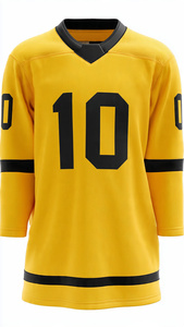 Youth ICE Hockey Jersey Sports Long Sleeve V-Neck Hockey Jerseys Tops Unisex Custom Team Number ICE Hockey Jerseys Tops - Product Image 3