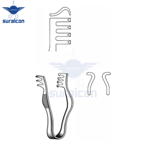 Retractor Autoajustable Finsen de 7 cm (2¾ Pulgadas) y 12 mm, Retractor Quirúrgico Reutilizable de Acero Inoxidable con Punta Roma, Instrumento Médico - Product Image 2