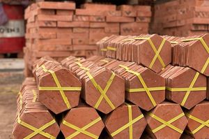 Baldosas Hexagonales de Terracota, Entrega Rápida, Estilo Tradicional, Ladrillos de Arcilla para Fachadas, Servicio Personalizado, 20 mm para Uso en Exteriores, Directo - Product Image 4