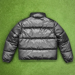 Veste matelassée en coton brodé pour homme, best-seller, chaude, d'hiver, style streetwear, avec capuche amovible - Product Image 2