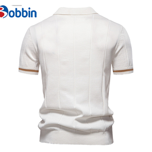 Camiseta polo con bordado personalizado, diseño de camiseta polo de golf, camiseta polo de algodón de alta calidad, camiseta polo para hombre con logotipo, camiseta polo de manga corta para hombre - Product Image 3