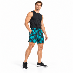 Men Fitness <b>Shorts</b> <b>Gym</b> Training Running <b>Shorts</b> Breathable Polyester Athletic <b>Shorts</b> Custom Design Sportswear Manufacturer - Product Image 5