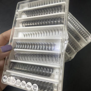 Los Más Vendidos, Pestañas Postizas 8D Promade, Hechas a Mano, Base Puntiaguda, Tallo Largo, Pestañas Preformadas - Product Image 1