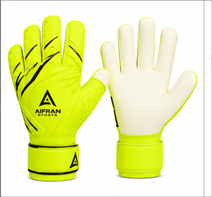 Guantes de Portero de Fútbol de Látex Transpirable de 4 mm con Protección Completa para los Dedos, Correa de Muñeca Ajustable y Antideslizantes para Entrenamiento - Product Image 6