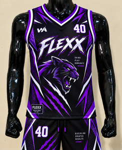 Conjunto de Uniforme de Baloncesto: Camiseta y Pantalones Cortos de Malla de Poliéster Duraderos, Ropa Deportiva Personalizada para Equipos, Ligas y Academias, con Secado Rápido Frontal - Product Image 2
