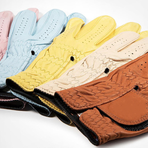 Gants de golf unisexes pour l'entraînement et la compétition, en cuir véritable, équipement de protection pour l'extérieur, ajustement athlétique, respirants, antidérapants - Product Image 6
