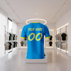 Camiseta Sublimada de Fábrica, Manga Corta, Cuello Redondo, de Poliéster Imprimible para Personalización de Marca - Product Image 3