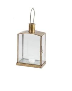 Modern Factory Wholesale Selling Metal & Glass Lantern With Gold Finish <b>Small</b> Size <b>Candle</b> Lanterns for Wedding & Home Decor - Product Image 2