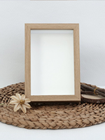 Cadre photo en bois fait main personnalisé, décoration pour la maison
