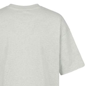 T-shirt gris cendré pour homme |   T-shirt à manches courtes en coton de qualité supérieure à col rond |   T-shirt uni décontracté pour impression, vente en gros, OEM, ODM - Product Image 3