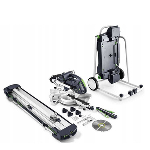 Sierra Ingletadora Deslizante de Doble Compuesto KS 120 de la Mejor Calidad con Sistema T-LOC + Paquete de Extractor de Polvo CT 48 - Product Image 4