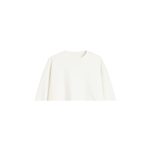 เสื้อสเวตเชิ้ตคอกลมผู้ชาย พรีเมียม ผ้าฝ้ายถักนิตติ้ง 100% ระบายอากาศได้ดี เป็นมิตรกับสิ่งแวดล้อม ลายพิมพ์นูน ดีไซน์โลโก้ด้านหน้า - Product Image 5