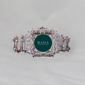 Montre mécanique de luxe RAHA en acier inoxydable, boîtier 41 mm, analogique, étanche 3 ATM, fermoir papillon, bijou de mode unisexe - Product Image 2