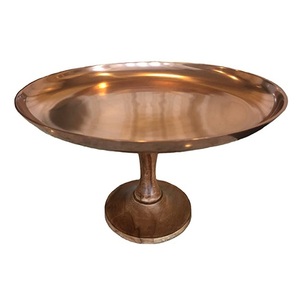 Handmade Simple Design Food Safe 2 Tier Metal Cake Stand With Gold Finish Dessert & Fruits Display Rack For Dinner Table - Product Image 2