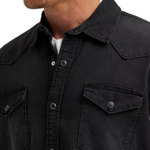 เสื้อเชิ้ตยีนส์ลำลองผู้ชาย สวมใส่สบาย ระบายอากาศได้ดี แขนยาว ปรับแต่งได้ ขายส่ง ผ้าฝ้าย - Product Image 5