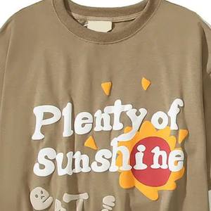 Camiseta con Estampado Puff para Hombre, Totalmente Personalizada, Venta Caliente, Precio Razonable, Diseños Únicos, Camiseta Ligera con Estampado Puff - Product Image 2