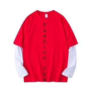 Men Double Sleeve T <b>Shirt</b> High Quality Cotton Blend Comfortable Crew Neck Long Sleeve Casual Clothing for Men Suitable for Daily - Product Image 6