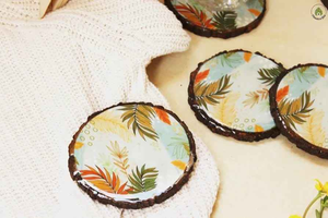 Posavasos de Resina Meena, Hecho a Mano, Pulido, Decoración para Mesa de Comedor de Boda, por blossom craft india - Product Image 6