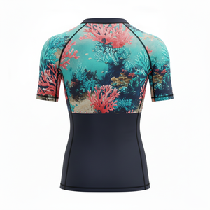 เสื้อรัดกล้ามพิมพ์ลายตามสั่ง ผู้ผลิต OEM รับผลิตแบรนด์ส่วนตัว เสื้อซับลิเมชั่นสำหรับกีฬา MMA BJJ ฝึกซ้อมกีฬาต่อสู้สำหรับผู้ชาย - Product Image 2