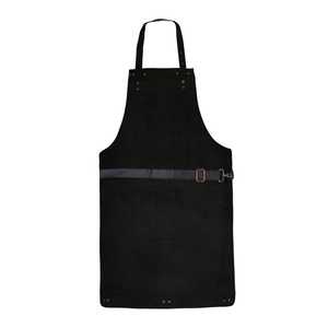 Personalized Full Grain Handmade Leather Bib Apron Sleeveless Reusable Adjustable Comfortable Baking Mats Apron - Product Image 2
