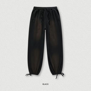 Nouveau pantalon de jogging évasé mi-long en coton pour homme Nesta Sports, color-block, personnalisable, vente en gros, style hip-hop décontracté, coupe large - Product Image 6