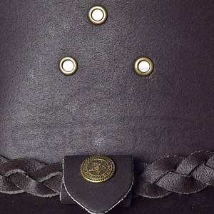 หมวกคาวบอยหนังวัวแท้คุณภาพพรีเมียม สีน้ำตาล สำหรับผู้ชายและผู้หญิง รับผลิตแบบ OEM แบรนด์ส่วนตัว MOQ ต่ำ หมวกหนังคุณภาพสูง - Product Image 3