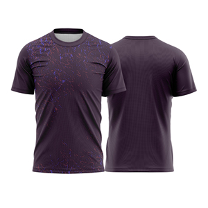 Maillot de football sublimé à col rond et manches courtes, personnalisable avec nom d'équipe et marque, service OEM, séchage rapide, respirant, léger, 100% coton - Product Image 2