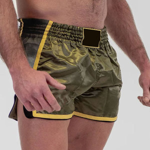 Pantalones Cortos de Satén para Hombre, Color Sólido Negro y Verde Oliva, Cintura Elástica, Estilo Casual con Raya Lateral, Tejido Transpirable - Product Image 6