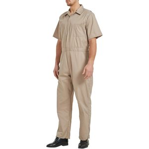 Conjunto de ropa de trabajo de tamaño regular de mono de manga corta para hombre 2025 - Product Image 5