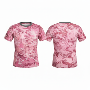 เสื้อยืดคอกลมแขนสั้นพิมพ์ลายแบบนามธรรมตามสั่ง ประสิทธิภาพสูงสำหรับกิจกรรมกลางแจ้ง ระบายอากาศได้ดี เหมาะสำหรับใส่ลำลองหรือฝึกกีฬา - Product Image 6