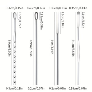 Professional Beauty <b>Makeup</b> Spatula Cosmetic Mixing <b>Tool</b> for Foundation Cream Mask Hygienic Applicator for Salon Use - Product Image 3