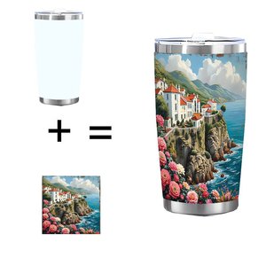 Stainless Steel Tumbler 20oz <b>Double</b> <b>Wall</b> Vacuum Insulated Travel <b>Mug</b> For Home Car Use - Product Image 1