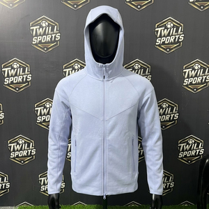 2026 TWILL SPORTS Mens Premium Full Zip Hoodie Solid Winter Soft Warm Stylish Lightweight Breathable Quick Dry Regular Fit - Product Image 2