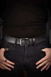 Ceinture en cuir véritable pour homme de haute qualité avec boucle en alliage, vente en gros, design élégant pour homme 2025, ceintures décontractées pour jeans, personnalisables - Product Image 2