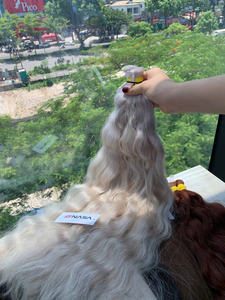 Extensiones de Cabello Humano Vietnamita 100% Natural con Precio de Mayoreo Super Double Drawn Sin Intermediarios Color Rubio - Product Image 2