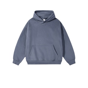 Sweat à capuche pour homme en coton 100% solide, service OEM, fabrication, broderie personnalisée, design personnalisé, utilisation en automne - Product Image 1