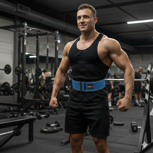 เข็มขัดยกน้ำหนัก Rexfit Sports Professional แบบปรับได้ สำหรับทุกเพศ ทำจากหนัง ใช้สำหรับฟิตเนส เพาะกาย ช่วยพยุงหลัง - Product Image 3