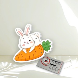 Nueva Tendencia: Placa Magnética Acrílica para Extensiones de Pestañas con Diseño de Conejo con Zanahoria, Logotipo Personalizado, Herramienta de Belleza Profesional, Corazón y Mariposa - Product Image 4
