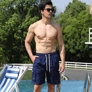 Nouveaux shorts de plage en maille 2025 pour hommes, shorts de surf d'été, shorts de bain pour hommes, short en microfibre personnalisé - Product Image 5