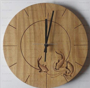 Best Finishing Antique Style Round Shape <b>Wall</b> <b>Clock</b> Vintage Looking Wood and Resin <b>for</b> Living Room - Product Image 1