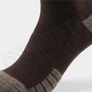 High Top Basketball <b>Socks</b> Mid Calf Thickened Towel Bottom Men Sports Breathable Cushion Athletic Durable Customized Color Pair - Product Image 5