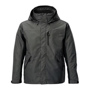 Blouson de pêche en mer professionnel personnalisé pour homme, en nylon/polyester, imperméable, avec fermeture éclair, service OEM pour l'automne - Product Image 4