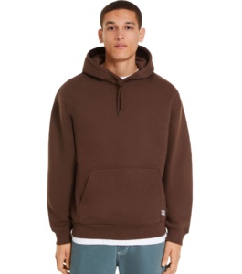 Sweat-shirt à capuche de haute qualité, poids lourd, brun foncé, 100% coton, tissu éponge français, épaules tombantes, sweat-shirt surdimensionné pour hommes 2026 - Product Image 1