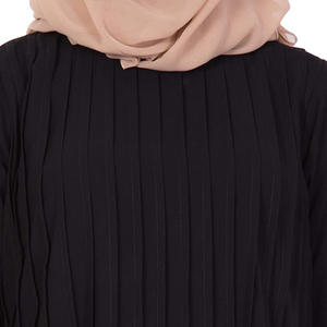 Abaya élégante pour femmes musulmanes, ouverte devant, coupe ample, robe islamique modeste, manches longues, tenue décontractée quotidienne, robe maxi - Product Image 2