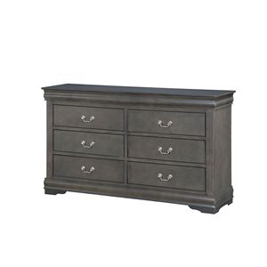 Commode Louis Philippe gris foncé - Product Image 1