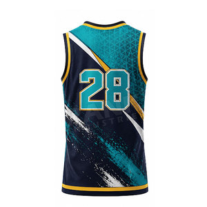 Camisetas de Baloncesto de Primera Calidad, Logotipo Personalizado, Nombre y Número, Camisetas de Baloncesto a Precio de Fábrica - Product Image 2