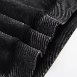 Sudaderas con Efecto Ácido al por Mayor, Transpirables, Diseño OEM Sostenible, Sudaderas con Efecto Ácido de Primera Calidad para Hombre, Ropa Casual - Product Image 4