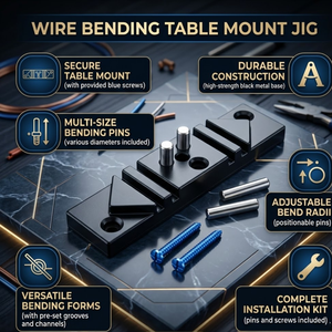 Heavy Duty | Wire Bending Table Mount Jig | Adjustable Metal Forming <b>Tool</b> for Jewelry | Making DIY <b>Crafts</b> | Workshop Durable - Product Image 3