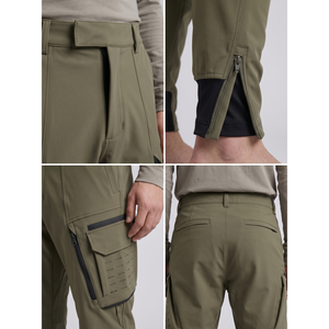 Pantalon cargo Dryskin Techwear pour homme, Schoeller Streetwear, pour activités tactiques en plein air, fabrication européenne, marque privée - Product Image 4